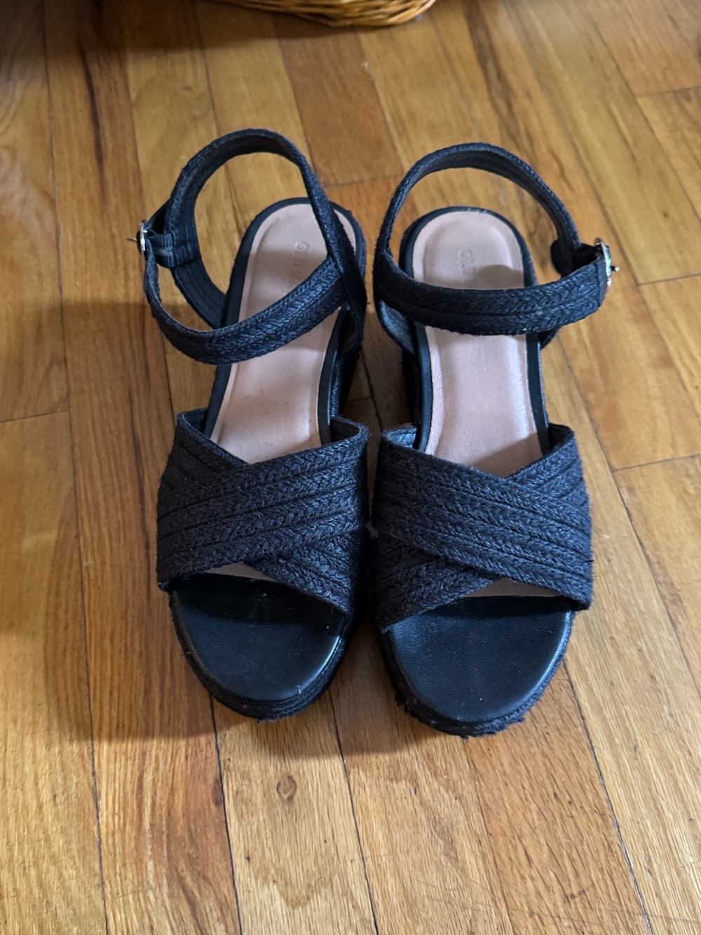 Old Navy Espadrille Cross-Strap Platform Sandals